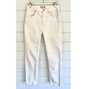 EVERLANE High Rise Straight Jeans White - 27 Regular
